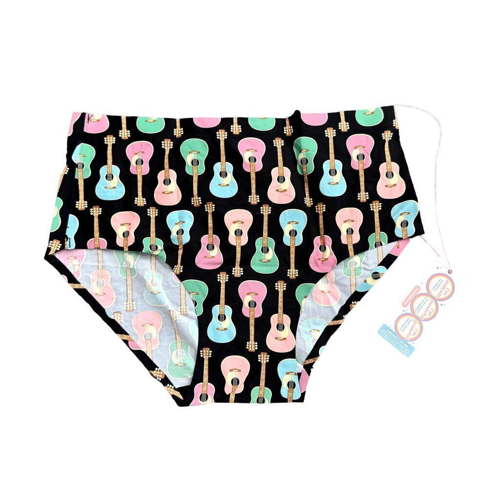 Cheek Boss Brief Panty in Pastel Guitar, Size M​​​